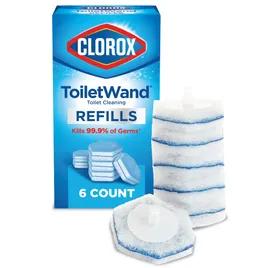 Clorox® ToiletWand Toilet Bowl Cleaner Solid Refill 8 Count/Pack 6 Packs/Case 48 Count/Case