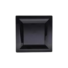 WNA Plate 9.5 IN PS Black Square 120/Case