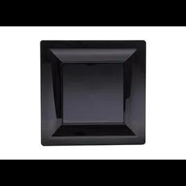 WNA Plate 9.5 IN PS Black Square 120/Case
