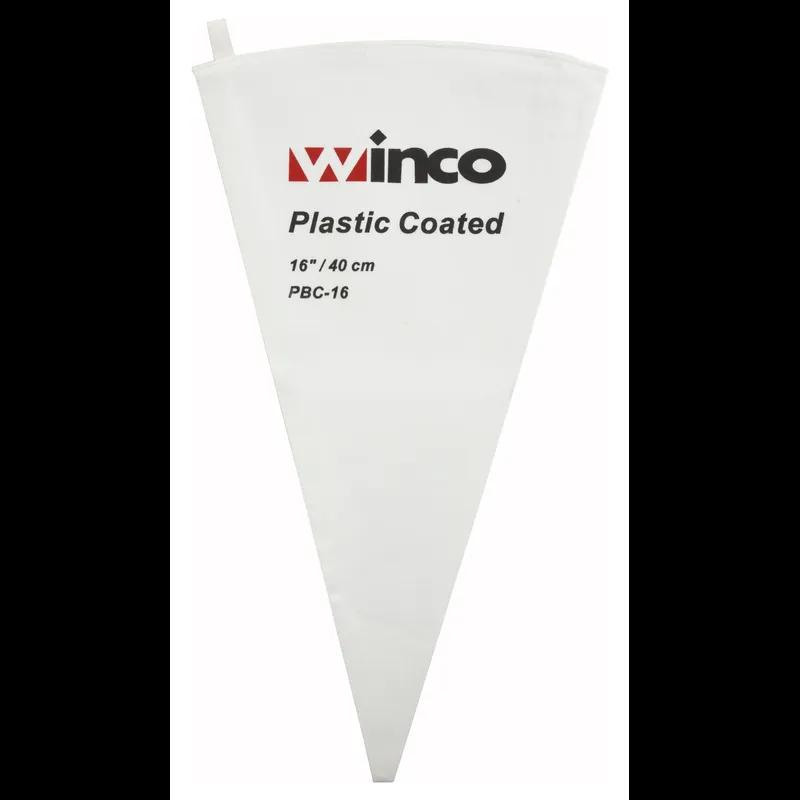Piping & Pastry Bag 16 IN Plastic Coated Cotton Reuseable 1/Each