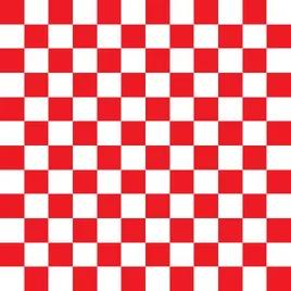 Basket Liner Sheet 12X12 IN Dry Wax Paper Red White Check 2000/Case
