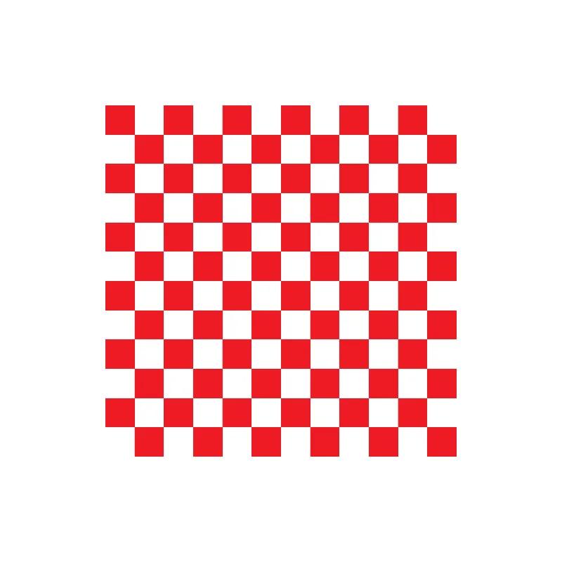 Basket Liner Sheet 12X12 IN Dry Wax Paper Red White Check 2000/Case
