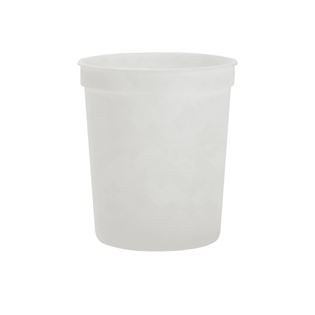 Bucket & Tub Base 32 OZ PP Translucent Round 500/Case