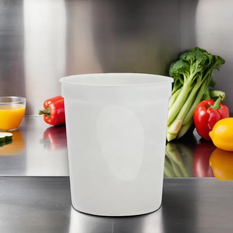 Bucket & Tub Base 32 OZ PP Translucent Round 500/Case