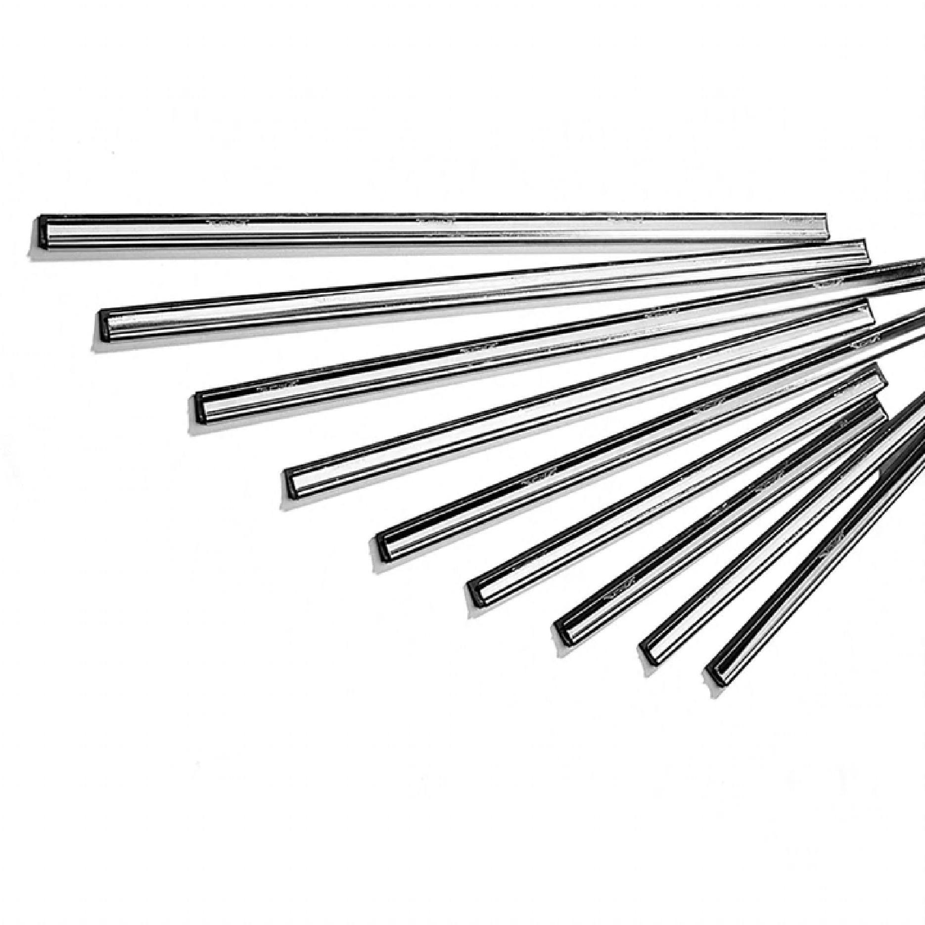 Squeegee Channel 12 IN Rubber Stainless Steel 1/Each