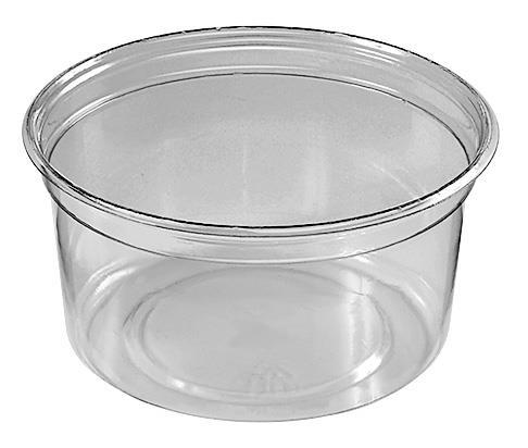 FreshServe® Deli Container Base 12 OZ PET Clear Round 750/Case