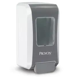 PROVON® FMX-20 Hand Soap Dispenser Foam 2000 mL 11.66X6.5X4.68 IN White Gray ABS Push Style Wall Mount 6/Each