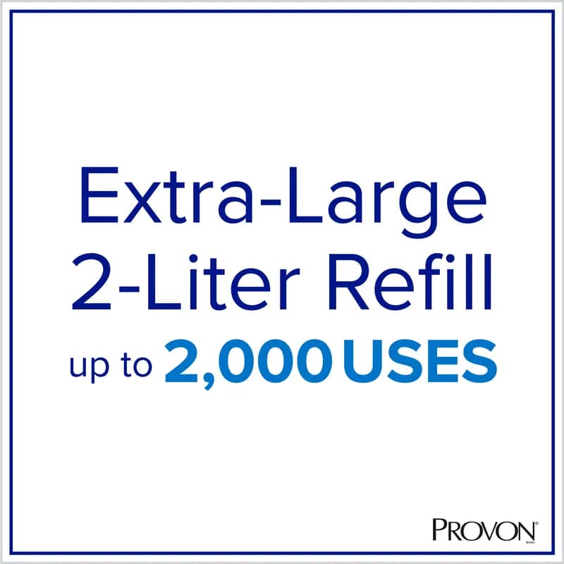 PROVON® FMX-20 Hand Soap Dispenser Foam 2000 mL 11.66X6.5X4.68 IN White Gray ABS Push Style Wall Mount 6/Each