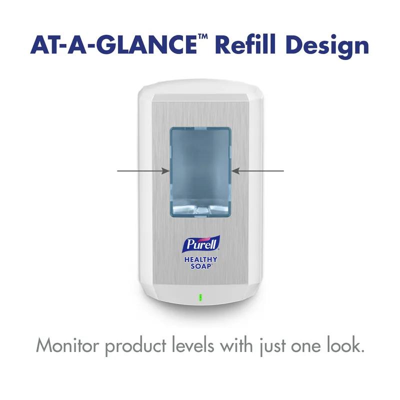 Purell® CS8 Soap Dispenser 1200 mL 3.93X5.79X10.31 IN White Touchless Surface Mount 1/Each