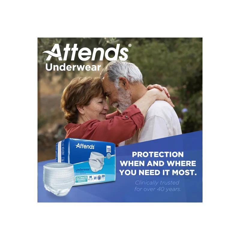 Attends® Underwear Medium (MED) Pull Up 80/Case