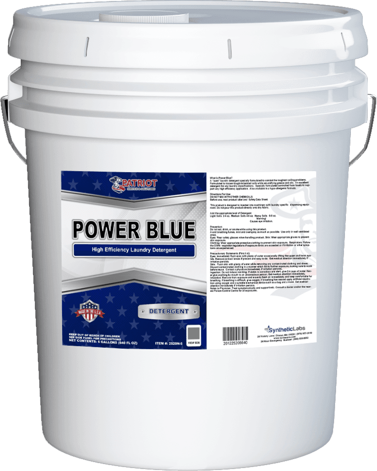 Patriot® Power Blue Laundry Detergent 5 GAL 1/Each