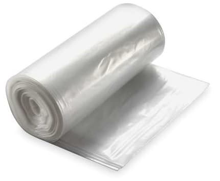 Can Liner 30X37 IN Natural HDPE 12MIC Roll 500/Case