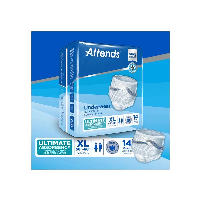 Attends® Underwear XL Pull Up 4/Case