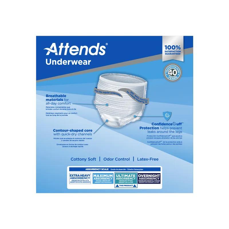 Attends® Underwear XL Pull Up 4/Case