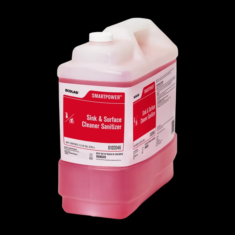 SmartPower Cleaner & Sanitizer 2.5 GAL Sink Multi Surface Concentrate 1/Each