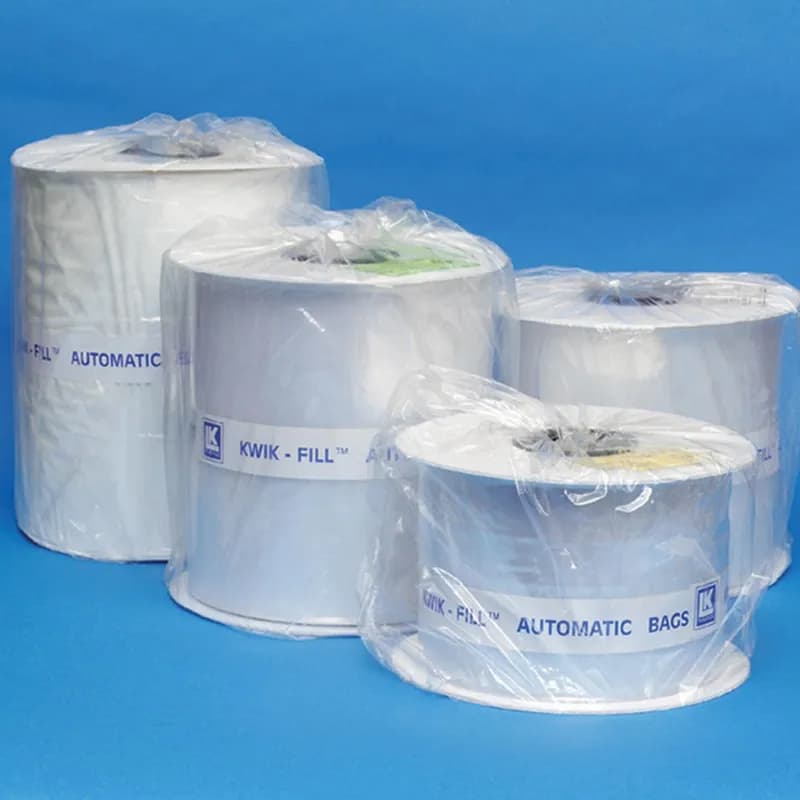 Kwik-Fill® Bag 3X11 IN Linear Low-Density Polyethylene (LLDPE) 1.4MIL Standard Clear Preopened 1250/Roll