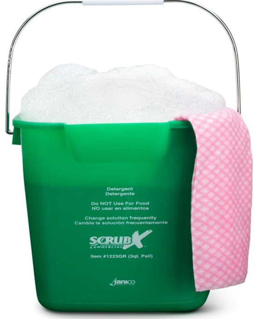 ScrubX Pail 3 GAL Green 1/Each