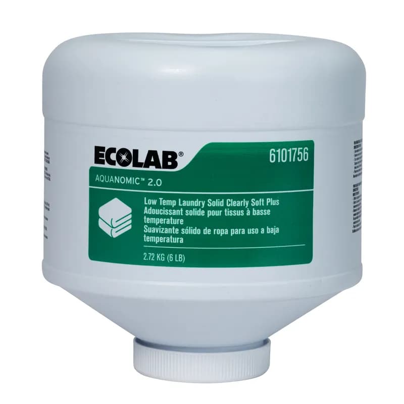 Aquanomic 2.0 Clearly Soft Plus Laundry Softener 6 LB Solid 2/Case