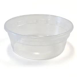 Deli Container Base 8 OZ PP Clear Round 480 Count/Pack 1 Packs/Case 480 Count/Case