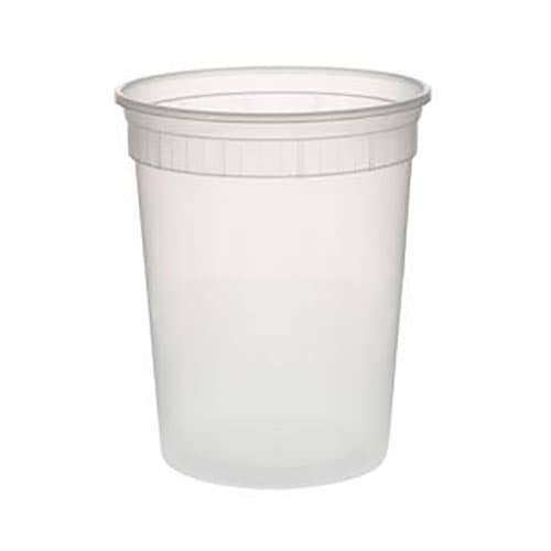 Deli Container Base 32 OZ PP Clear Round 480 Count/Pack 1 Packs/Case 480 Count/Case