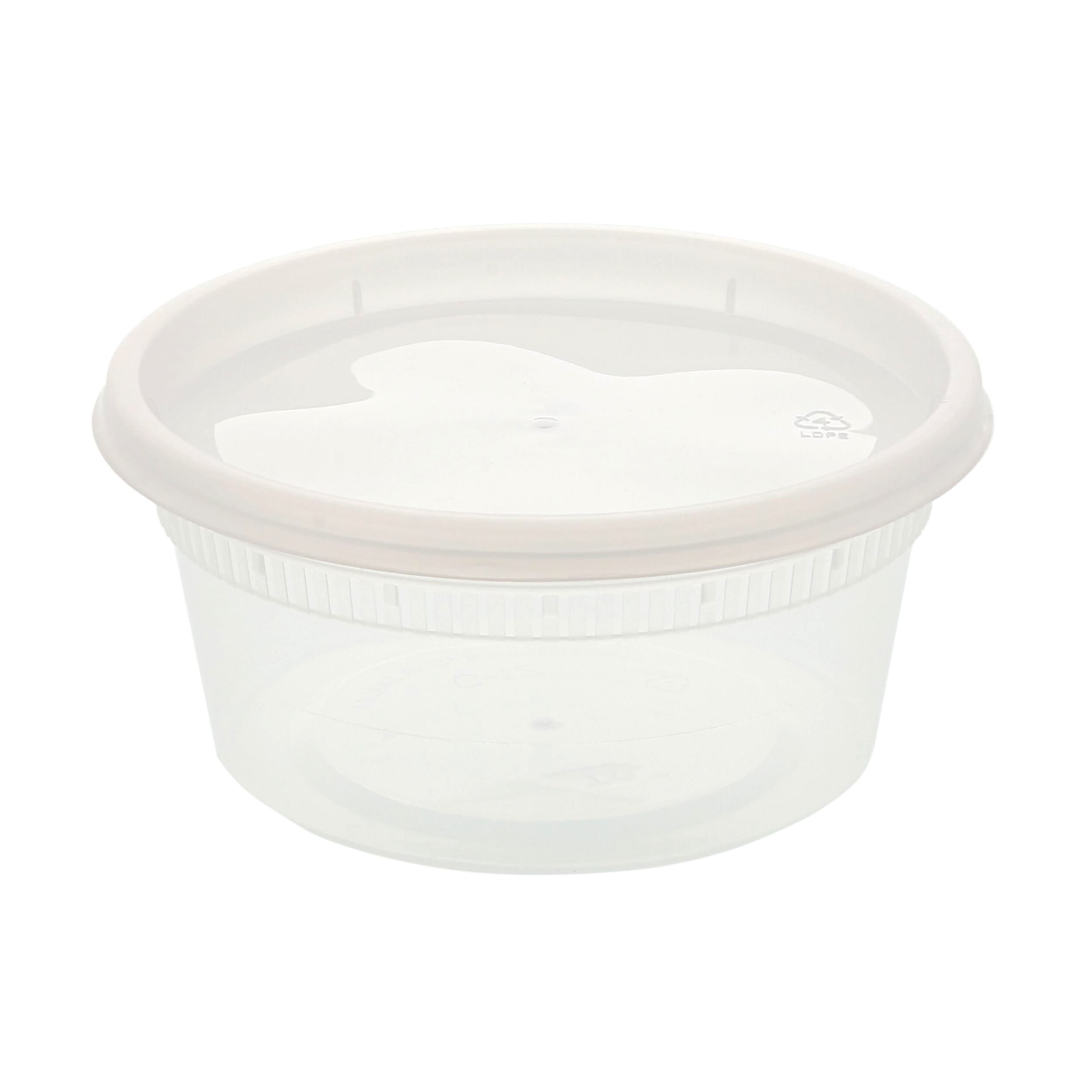 Deli Container Base & Lid Combo 12 OZ PP 240 Count/Pack 1 Packs/Case 240 Count/Case