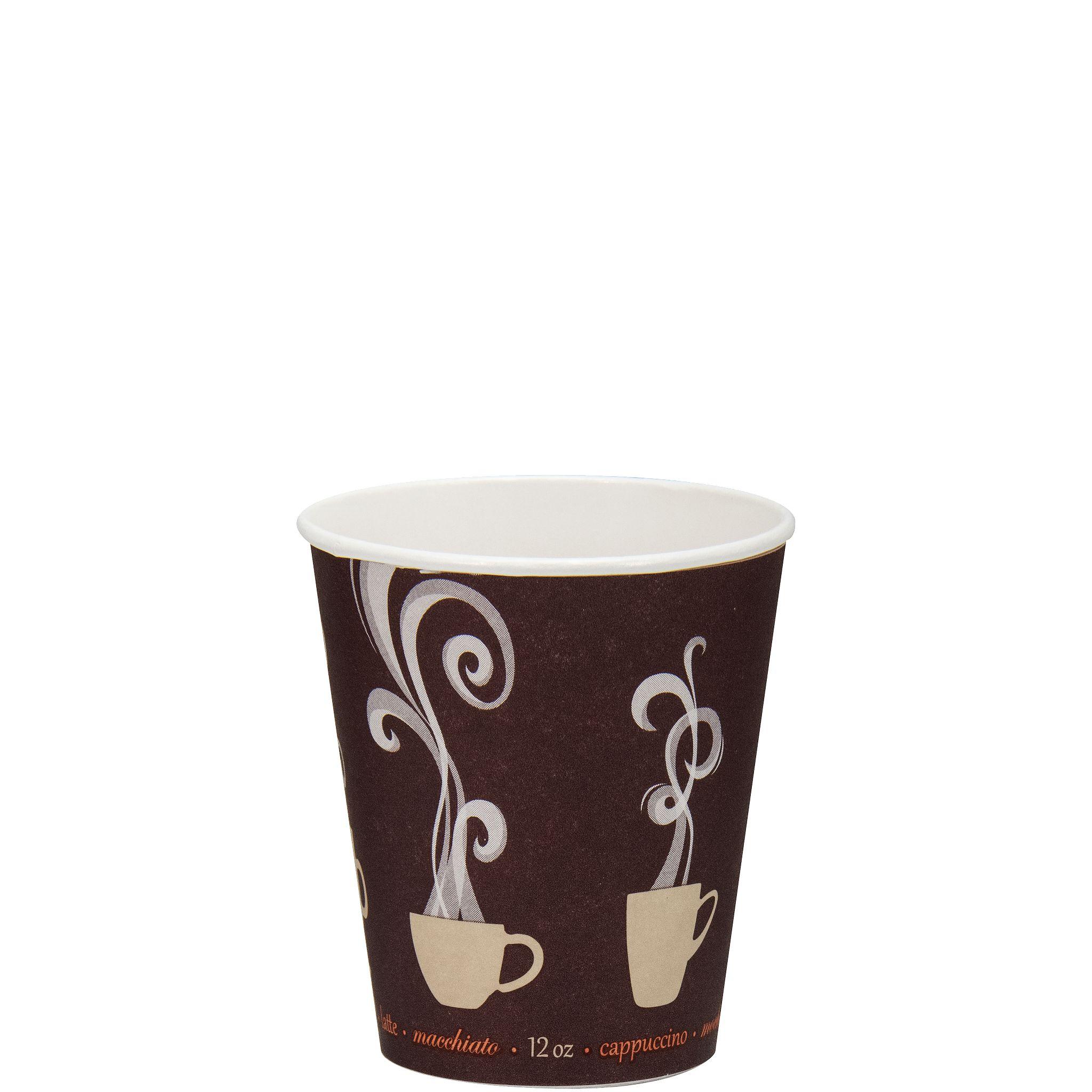 Solo® ThermoGuard® Hot Cup Insulated 12 OZ Double Wall Poly-Coated Paper Steam 30 Count/Pack 20 Packs/Case