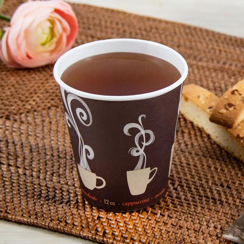 Solo® ThermoGuard® Hot Cup Insulated 12 OZ Double Wall Poly-Coated Paper Steam 30 Count/Pack 20 Packs/Case