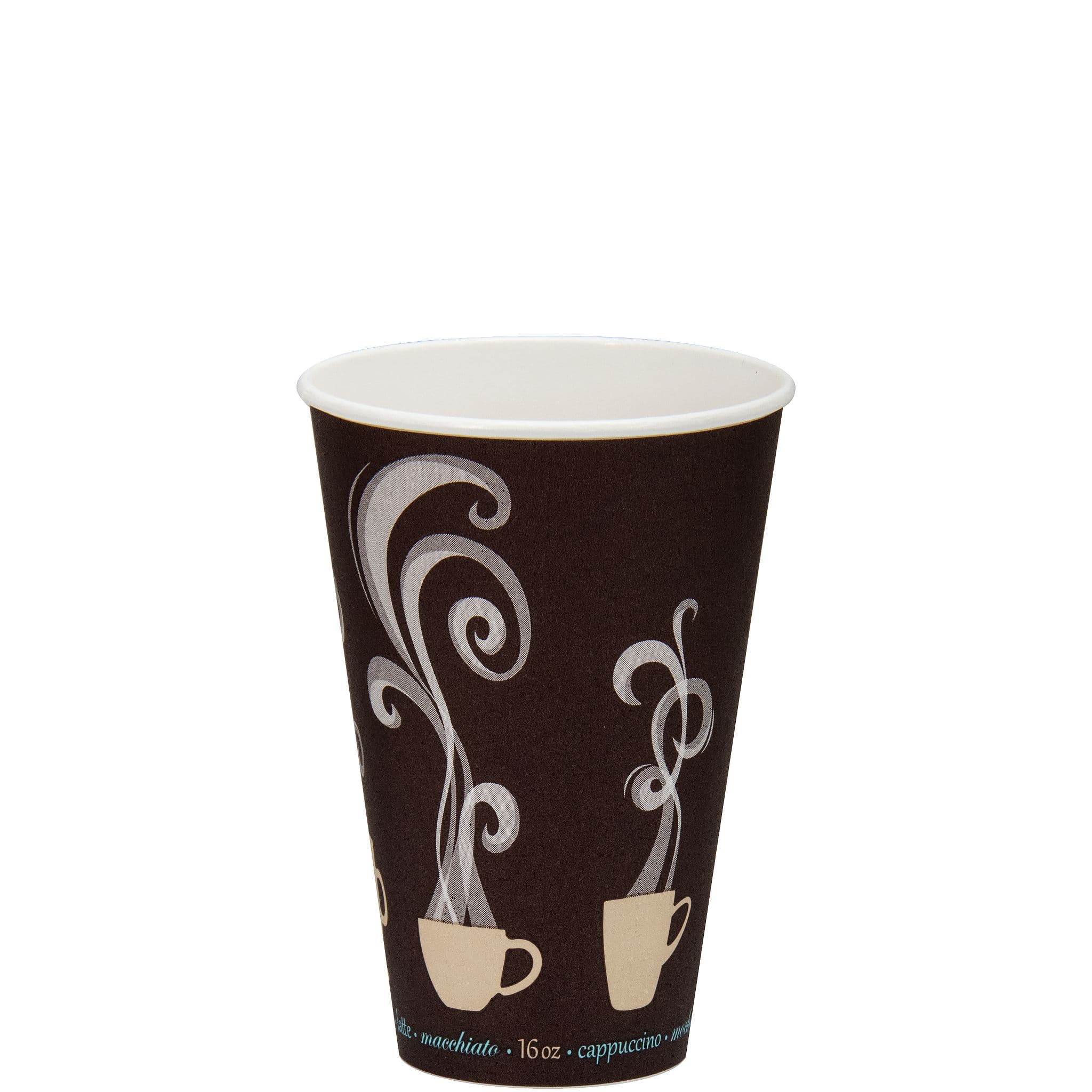 Solo® ThermoGuard® Hot Cup Insulated 16 OZ Double Wall Poly-Coated Paper Steam 30 Count/Pack 20 Packs/Case