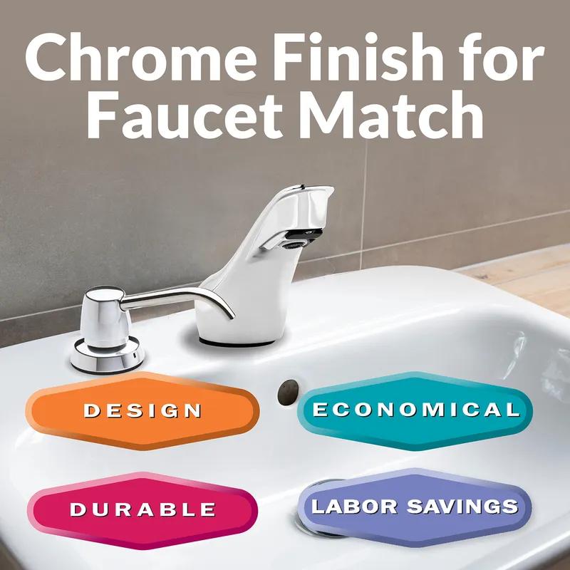 Soap Dispenser Liquid 1000 mL Manual Lavatory Mount Top Fill With 4IN Spout 1/Each