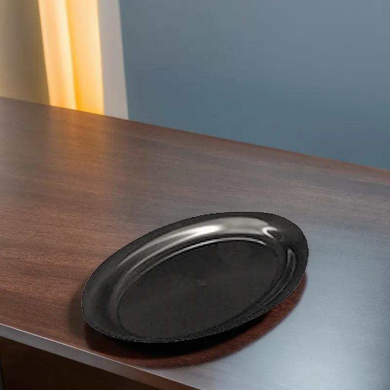 Victoria Bay Serving Tray 11X16 IN Plastic Clear Oval 25/Case