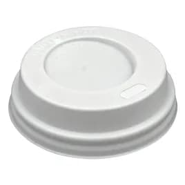 Lid Dome Plastic White For 4 OZ Cup 1000/Case
