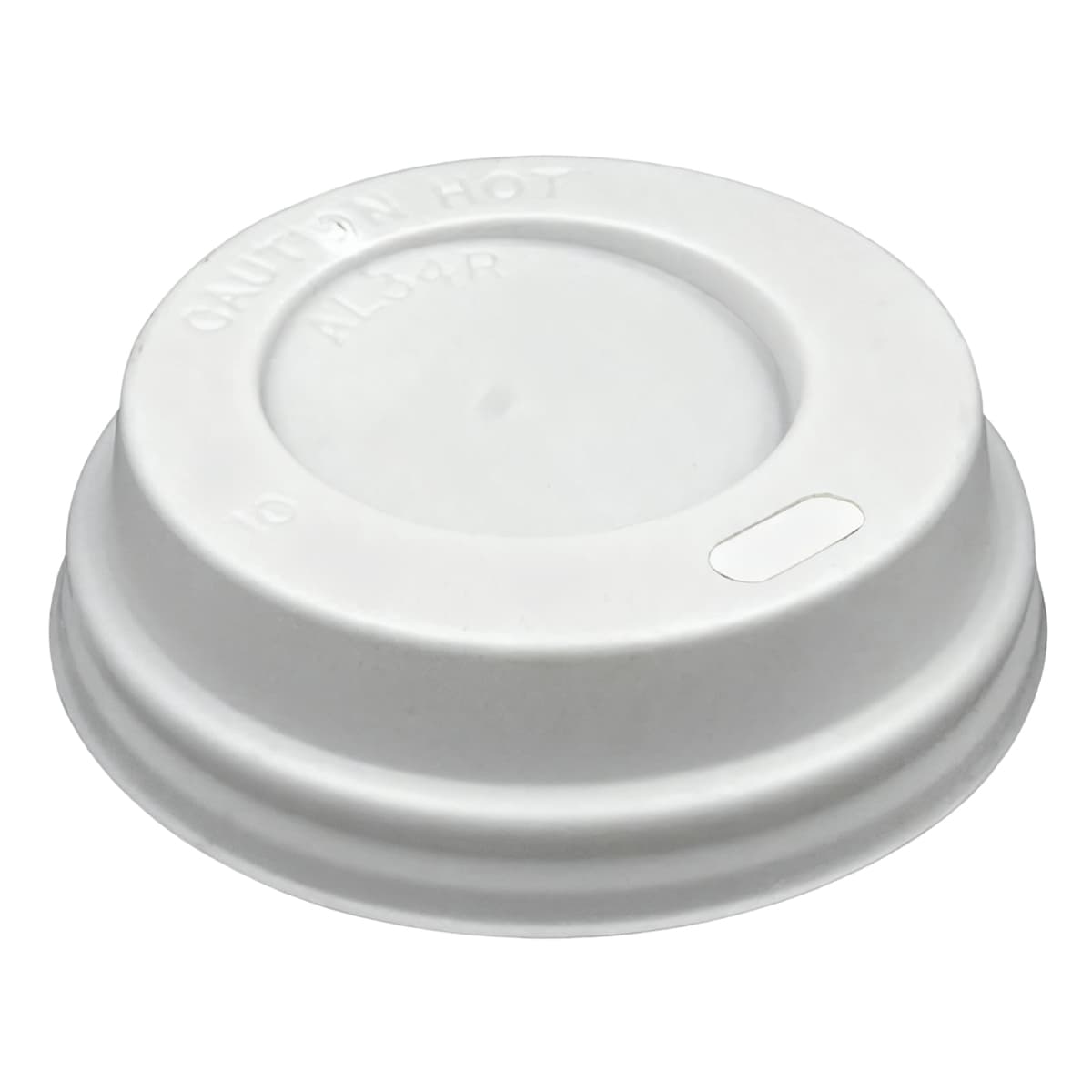 Lid Dome Plastic White For 4 OZ Cup 1000/Case