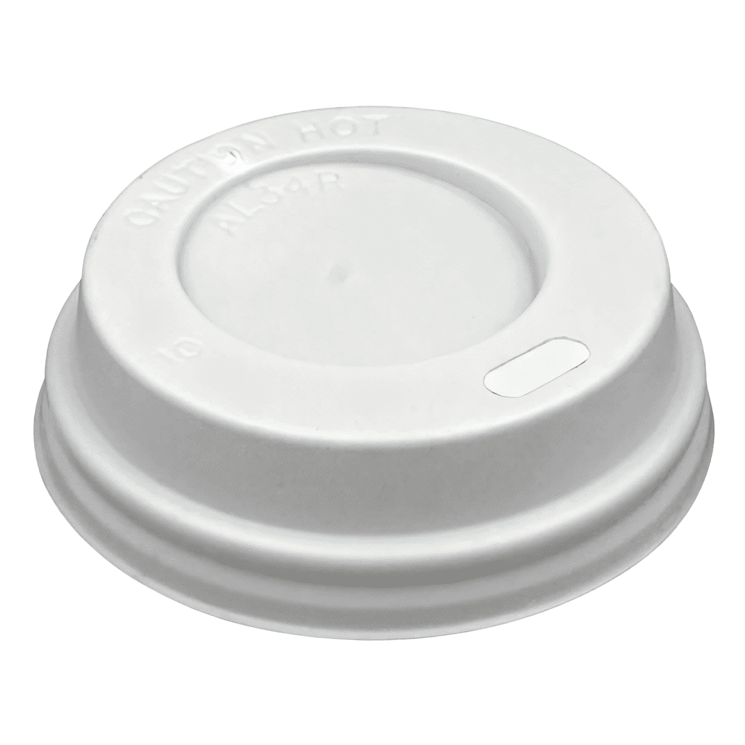 Lid Dome Plastic White For 4 OZ Cup 1000/Case