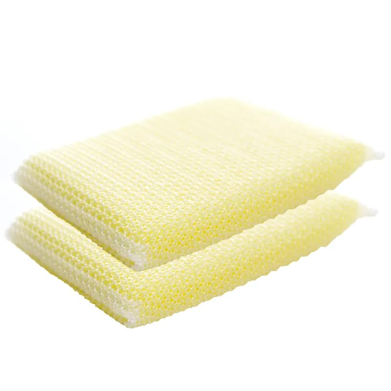 Scotch-Brite™ 720 Cleaning Pad 4.3X2.6 IN Foam White Rectangle Reusable Dobie Non-Scratch 24/Case