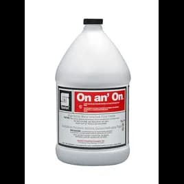 On an' On® Floor Finish 1 GAL Alkaline RTU 25% Solids Metal Interlock 4/Case