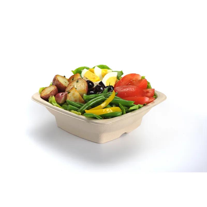 Bowl 24 OZ Pulp Fiber Natural Square 300/Case