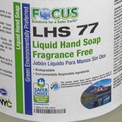 Focus® Hand Soap Liquid 1 GAL Unscented Fragrance Free Clear 4/Case