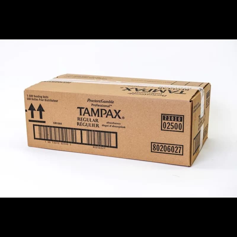 Tampax® Tampon White Vending Tube 500/Case