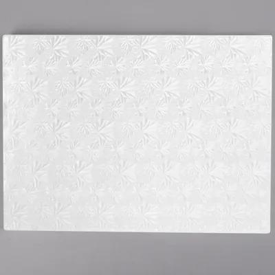 Cake Board 1/2 Size 18.75X13.75X0.5 IN Paperboard White Folding 12/Case
