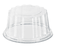 Lid Dome 4.72X2.36 IN Plastic For Container 250/Case