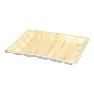 Meat Tray Polystyrene Foam Wood Grain 300/Case