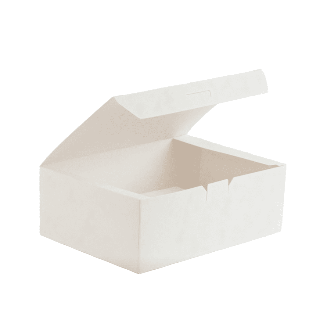 Chicken Barn & Lunch Box Small (SM) 7X5X2.5 IN Paperboard White 250/Case