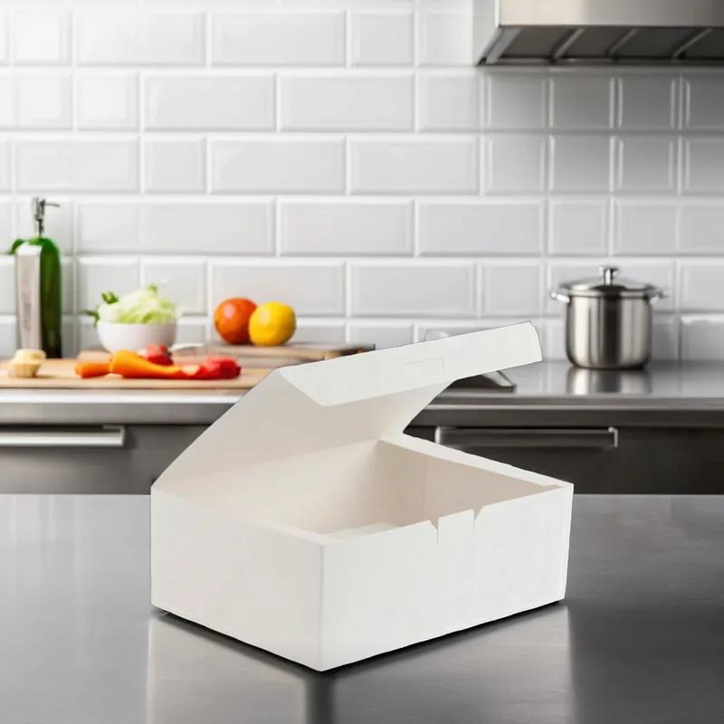 Chicken Barn & Lunch Box Small (SM) 7X5X2.5 IN Paperboard White 250/Case