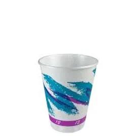 Dart® Trophy® Plus™ Cup Insulated 12 OZ Polystyrene Foam Multicolor Jazz 1000/Case
