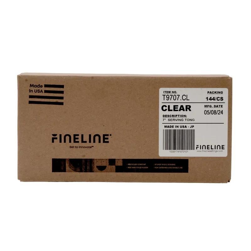 Tongs Plastic Clear 144/Case