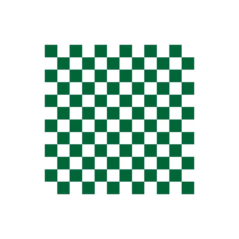 Basket Liner 12X12 IN Dry Wax Paper Green Check 2000/Case