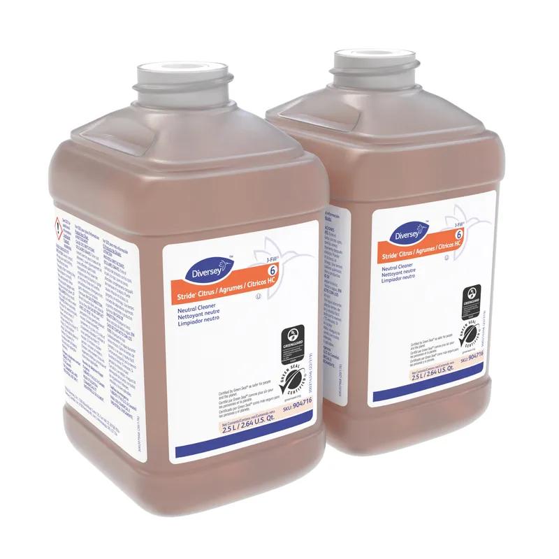 Stride HC Citrus Scent All Purpose Cleaner 2.5 L Daily Neutral Liquid Concentrate Kosher For J-Fill® 2/Case