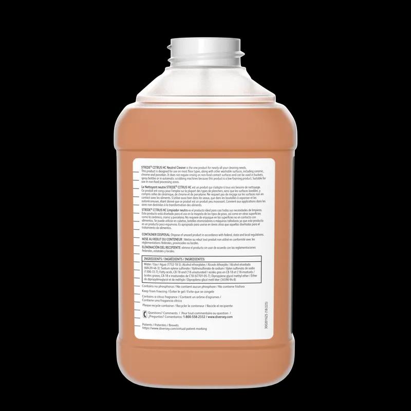 Stride HC Citrus Scent All Purpose Cleaner 2.5 L Daily Neutral Liquid Concentrate Kosher For J-Fill® 2/Case