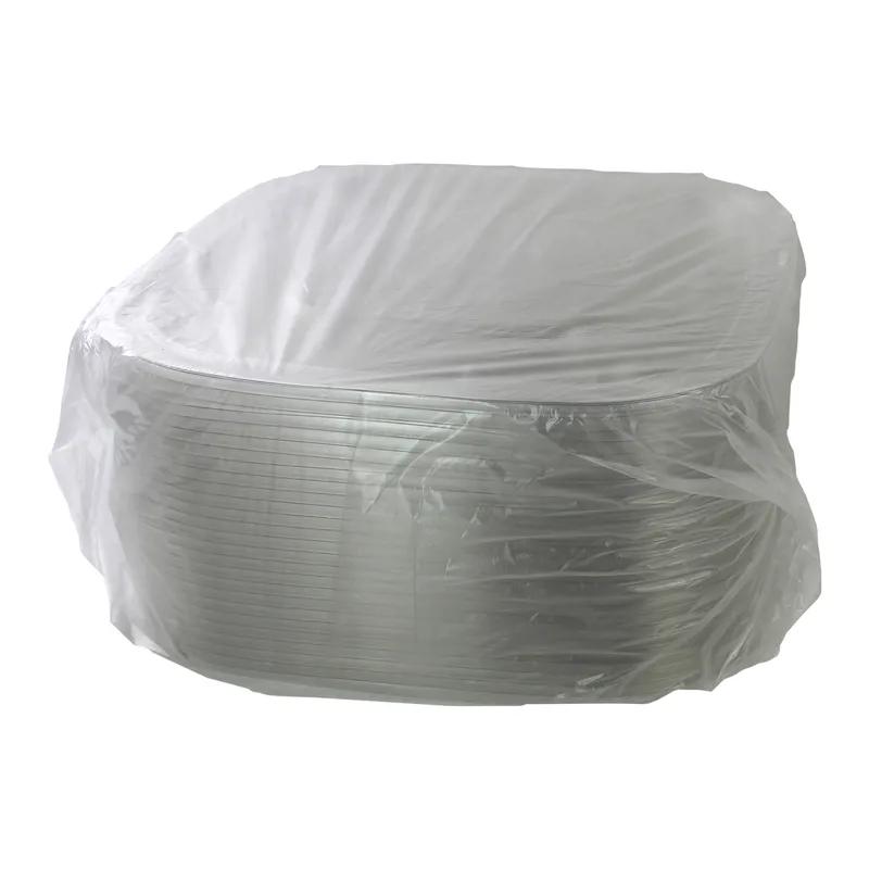 Lid 14.4X14.4X0.57 IN PET Clear Square For 160-240 OZ Bowl 25/Case