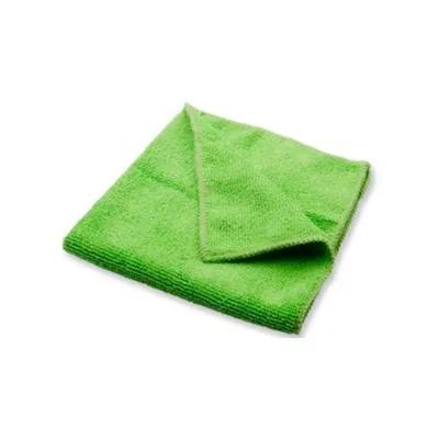 JaniFiber Cleaning Cloth 16X16 IN Standard Microfiber Green 24/Case